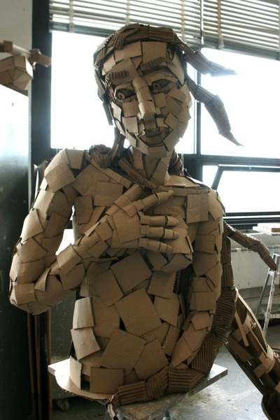 Cardboard Sculptures - MHS ART